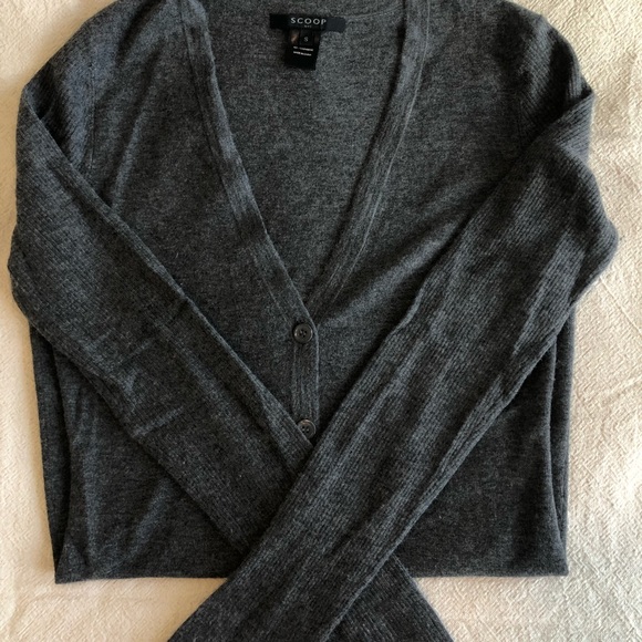 Scoop NYC 100% cashmere tunic cardigan - Picture 2 of 2